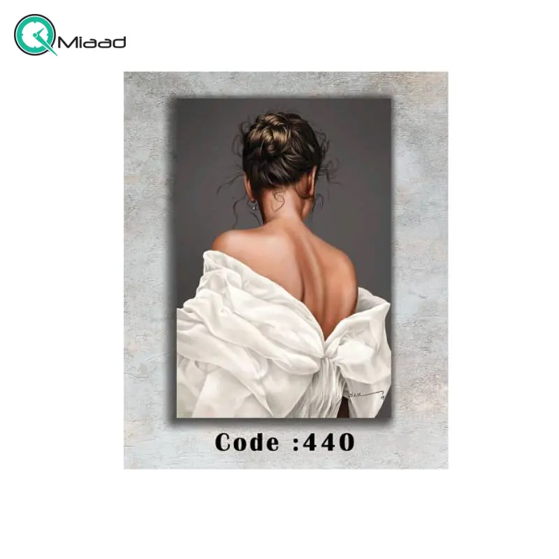 تابلو دکوراتیو شاین کد 430، جدیدترین مدل تابلو با بالاترین کیفیت چاپ، متریال پی وی سی قاب، تابلو هنری با کیفیت فوق العاده و قابل شستشو، طرح فانتزی دختر و گل ها تابلو