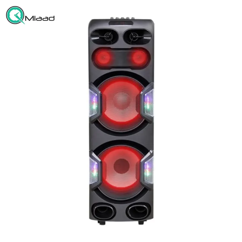 اسپیکر بلوتوث، اسپیکر بلوتوثی فوق العاده با بهره مندی از نورپردازی LED، دارای پنل حرفه ای تنظیم صدا، دارای ریموت کنترل، قابلیت های AUX,USB,BT,FM و میکروفون وایرلس | مدل TS 2084 اسپیکر بلوتوث