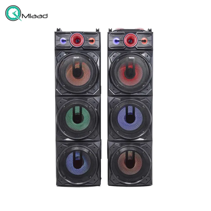 اسپیکر بلوتوث، اسپیکر بلوتوثی فوق العاده دارای نورپردازی مجزا با Light Ball 6، بهره مندی از پنل حرفه ای تنظیم صدا، قابلیت های AUX,USB,BT,FM و میکروفون وایرلس | مدل TS 2095 اسپیکر بلوتوث