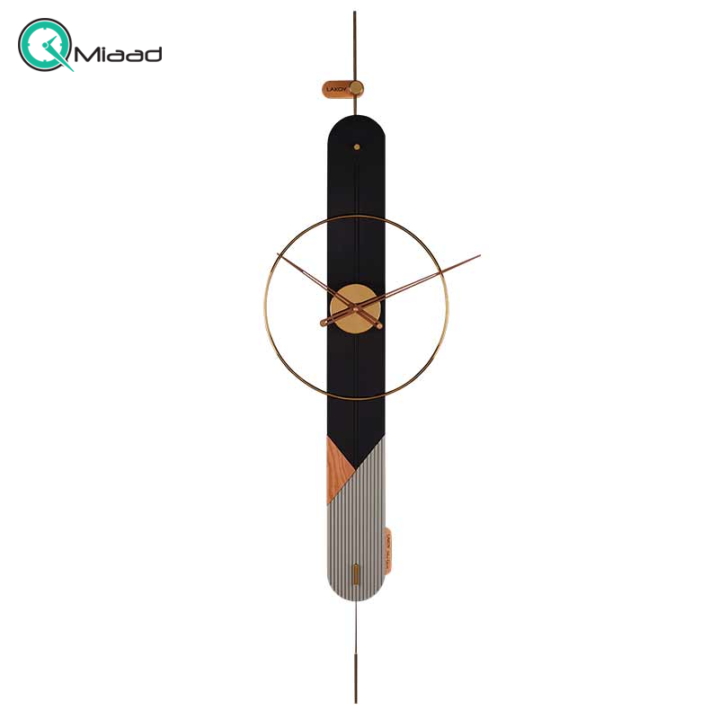 ساعت دیواری مدرن لاکوی کد WMC-1503 رنگ مشکی