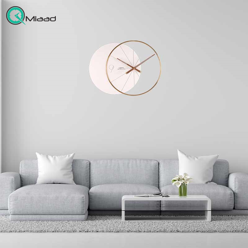 ساعت دیواری مدرن لاکوی کد WMC-15012 رنگ سفید