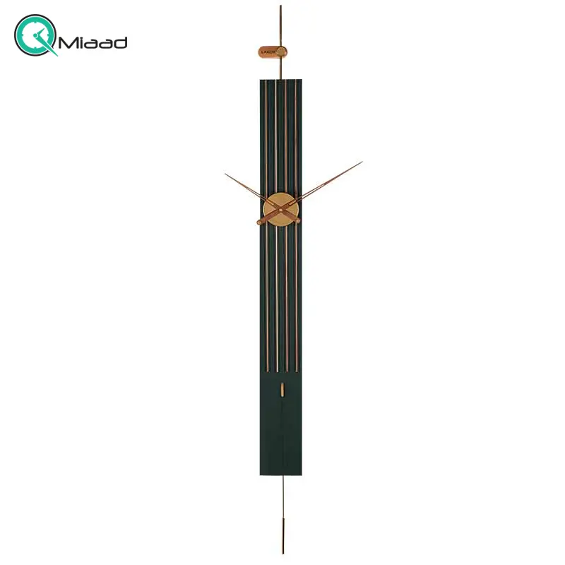ساعت دیواری مدرن لاکوی کد WMC-1501، ساعت دیواری لاکوی با متریال با کیفیت و با دوام، طراحی مینیمال، دارای موتور آرامگرد و 5 سال گارانتی، رنگ سبز ساعت دیواری