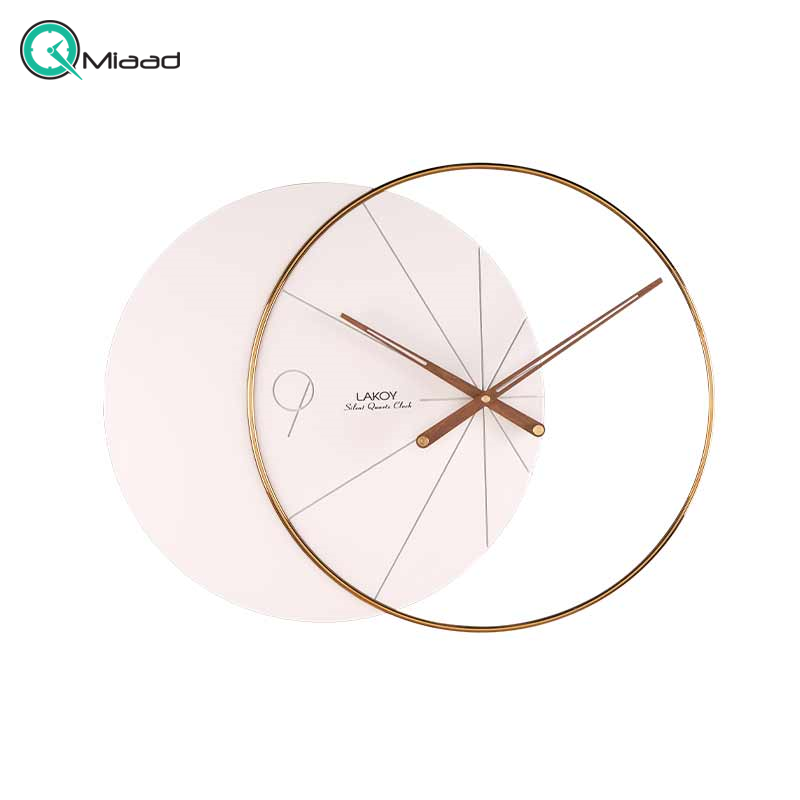 ساعت دیواری مدرن لاکوی کد WMC-15011 رنگ سفید