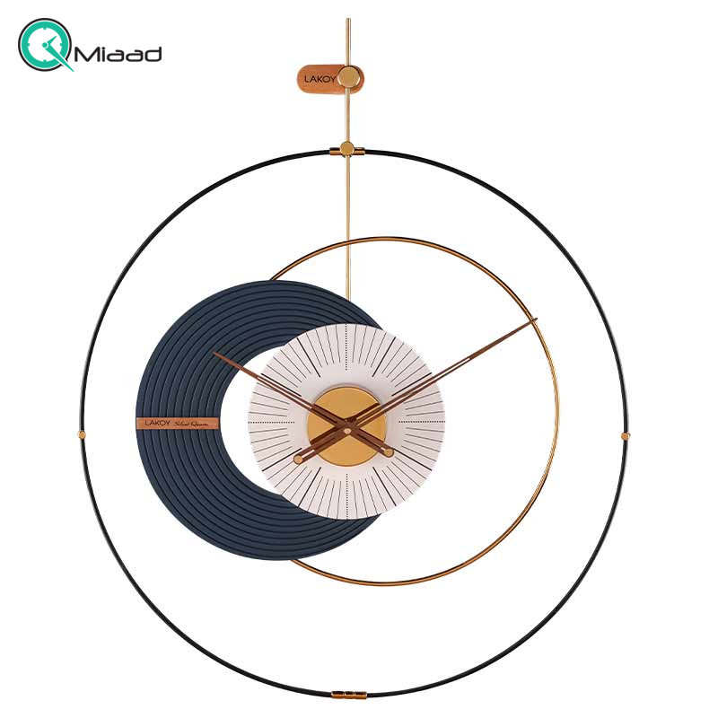 ساعت دیواری مدرن لاکوی کد WMC-15018 رنگ آبی