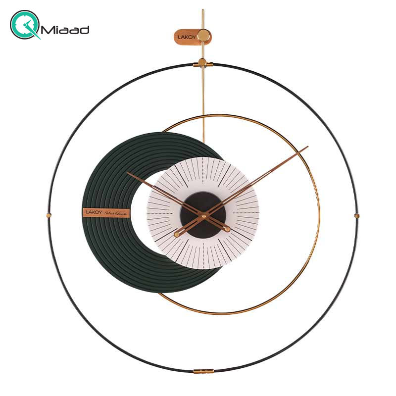 ساعت دیواری مدرن لاکوی کد WMC-15018 رنگ سبز