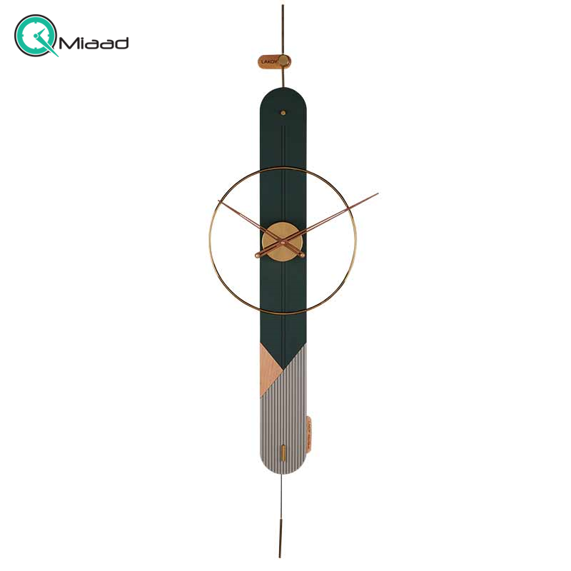 ساعت دیواری مدرن لاکوی کد WMC-1503 رنگ سبز