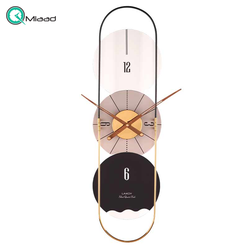 ساعت دیواری مدرن لاکوی کد WMC-1507 رنگ طوسی