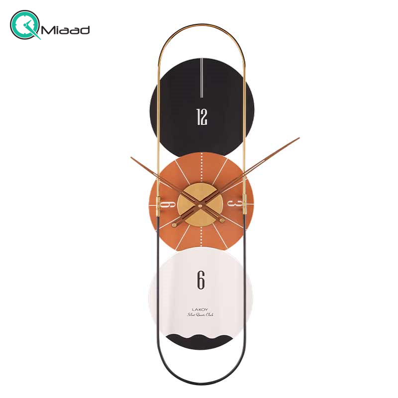 ساعت دیواری مدرن لاکوی کد WMC-1507 رنگ نارنجی