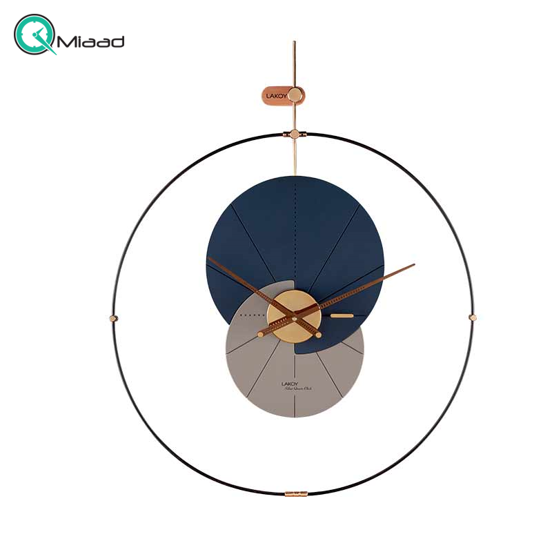 ساعت دیواری مدرن لاکوی کد WMC-15014 رنگ مشکی