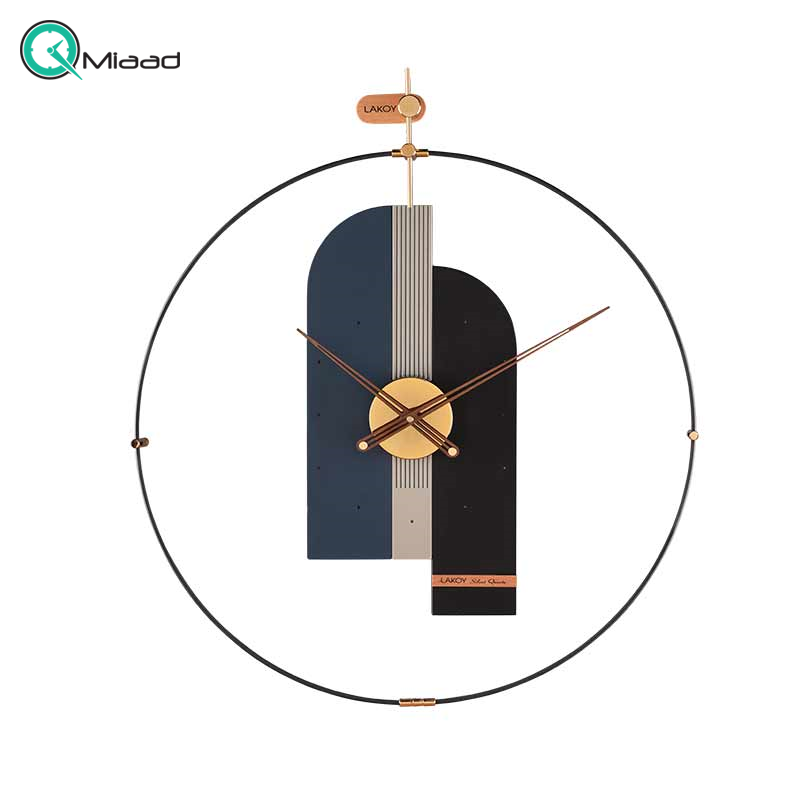 ساعت دیواری لاکوی کد WMC-15015 رنگ مشکی آبی