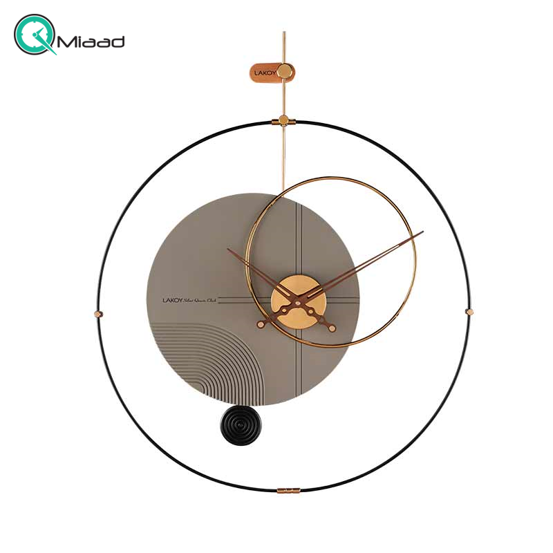 ساعت دیواری لاکوی کد WMC-15019 رنگ خاکستری