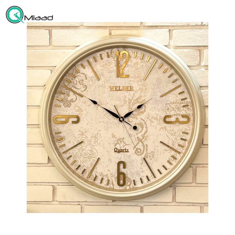 ساعت دیواری ولدر مدل 639 رنگ سفید 