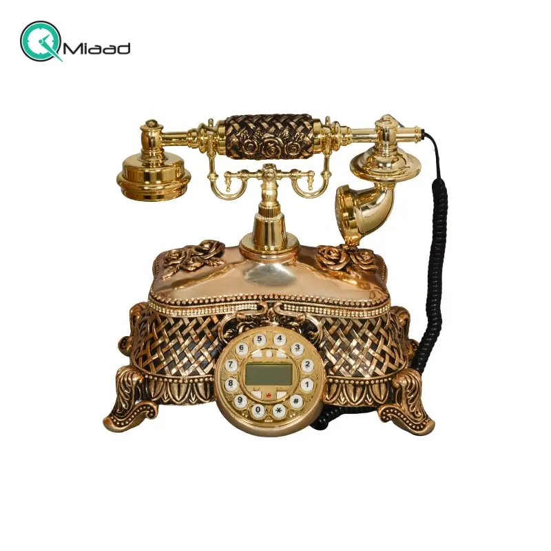 تلفن سلطنتی رومیزی آرنوس مدل 032 Gold تلفن رومیزی