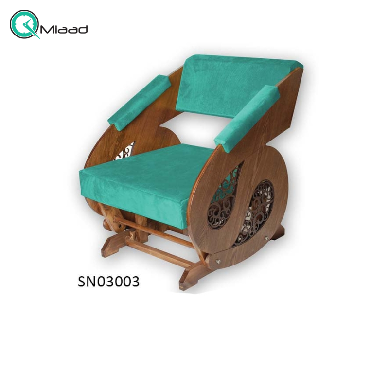 صندلی راکر مدل SN03003 رنگ آبی