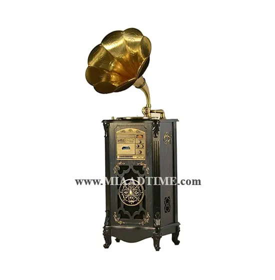 گرامافون ایستاده با طراحی کلاسیک برند والتر کد 2505 گرامافون