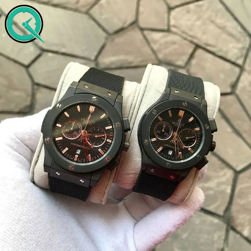 ساعت مچی ست هابلوت مدل 3320 Gray خرید اینترنتی ساعت مچی سه موتوره مردانه