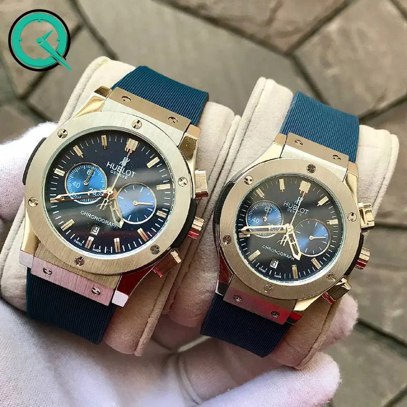 ساعت مچی ست هابلوت مدل 3327 سیلور خرید اینترنتی ساعت مچی سه موتوره مردانه