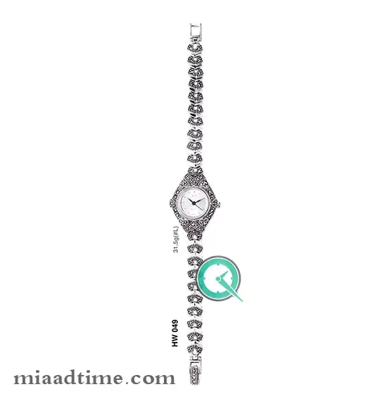 ساعت مچی زنانه نقره HF کد 049 ساعت