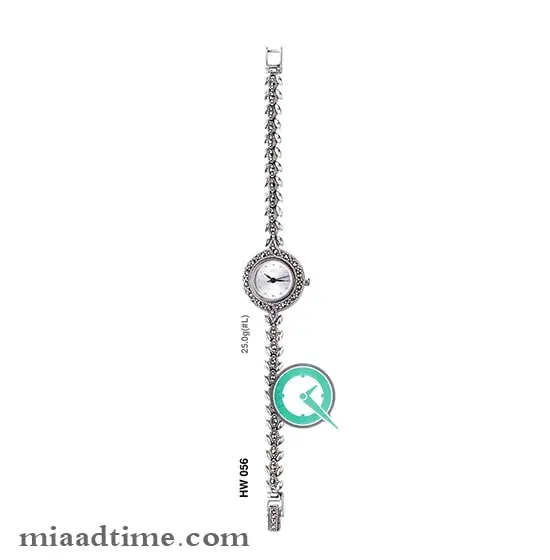 ساعت مچی زنانه نقره HF کد 056 ساعت