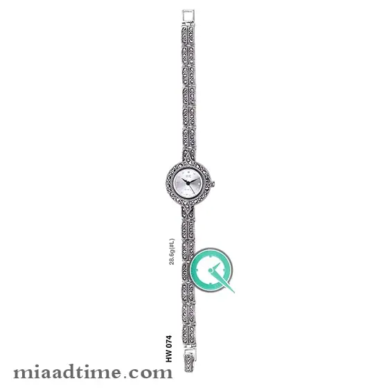ساعت مچی زنانه نقره HF کد 074 ساعت
