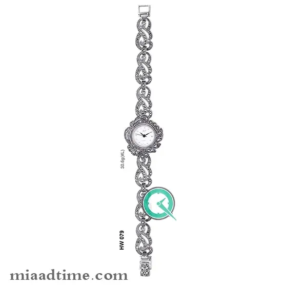 ساعت مچی زنانه نقره HF کد 079 ساعت