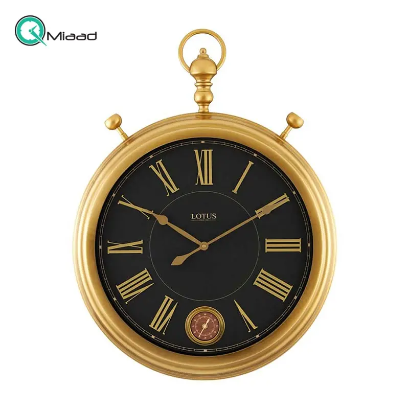 ساعت دیواری فلزی لوتوس مدل 16038 GOLD ساعت دیواری