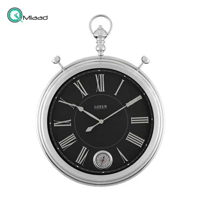 ساعت دیواری فلزی لوتوس مدل 16038 SILVER ساعت دیواری