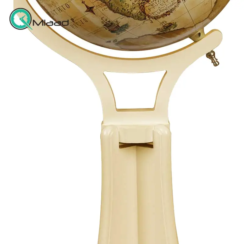 کره زمین چرخشی لوتوس مدل 9801 کرم دکوری شیک