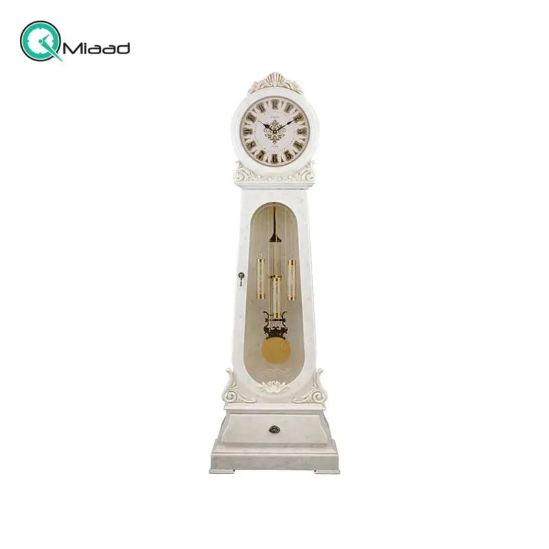 ساعت سالنی لوتوس مدل 219 New WHITE/MARBLE ساعت ایستاده