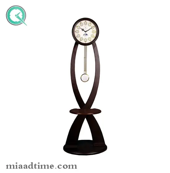 ساعت ایستاده مدرن لوتوس قهوه ای مدل Modern Floor Clock MF-122 BR ساعت ایستاده