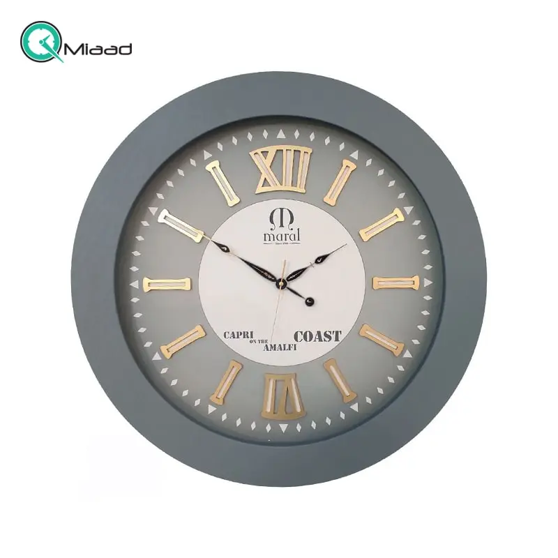 ساعت دیواری مارال مدل 702 طوسی ساعت دیواری