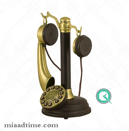 تلفن فلزی مایر سبک قدیمی کد 1916 خرید تلفن تزیینی