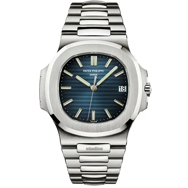 ساعت مچی مردانه پتک فیلیپ مدل ناتیلوس کد 8058 سیلور صفحه سرمه ای ساعت مچی لوکس