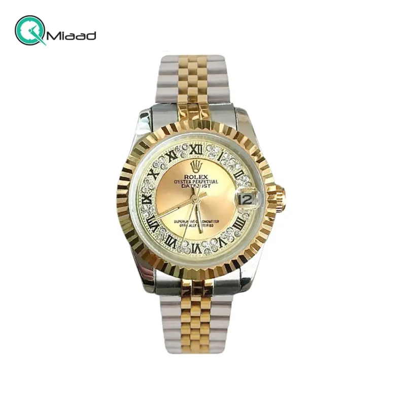 ساعت مچی زنانه رولکس مدل 6437 دیت جاست ساعت