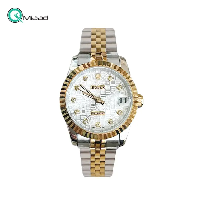 ساعت مچی زنانه رولکس مدل 6438 دیت جاست ساعت رولکس