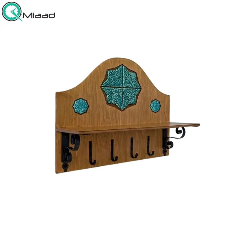 رخت آویز چوبی طرح شمس مدل 29001 رخت آویز