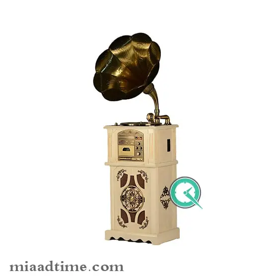 گرامافون مبله والتر کد 027WG کرم گرامافون