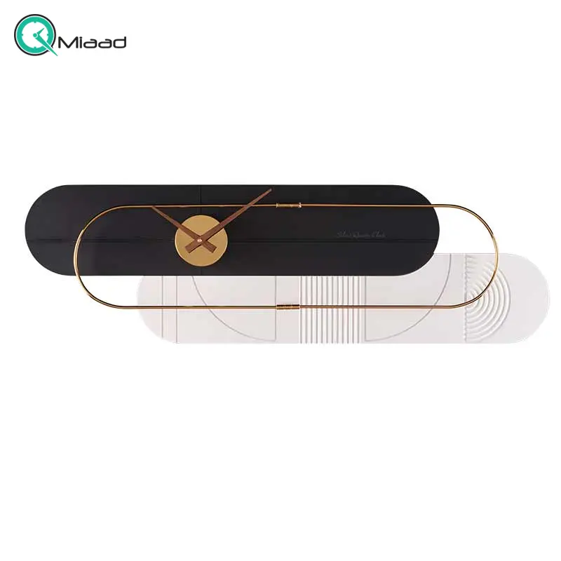 ساعت دیواری مدرن لاکوی کد WMC-1504، ساعت دیواری لاکوی با متریال با کیفیت و با دوام، طراحی مینیمال، دارای موتور آرامگرد و 5 سال گارانتی، رنگ مشکی ساعت دیواری