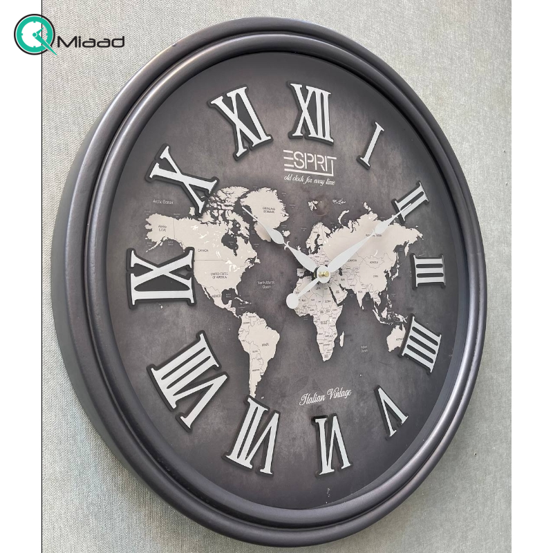 ساعت دیواری چوبی اسپریت مدل 2029، ساعت زیبا و کلاسیک، متریال چوب، دارای اعداد درشت رومی، سایز 57 قیمت ساعت دیواری