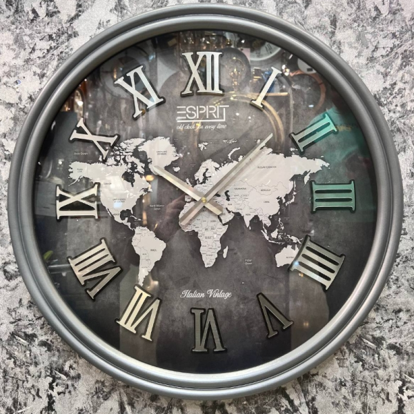 ساعت دیواری چوبی اسپریت مدل S2، ساعت زیبا و کلاسیک با تنوع رنگ بندی، دارای سه سایز، متریال چوب، دارای اعداد درشت لاتین، سایز 60
