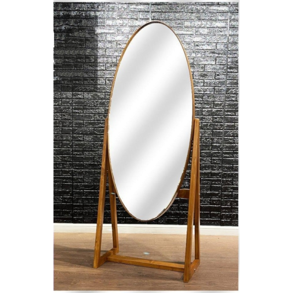 آینه ایستاده برند هاردی مدل 602، آینه بسیار زیبا و درجه یک با متریال تمام چوب بدنه، سایز 175x75 سانتی متر