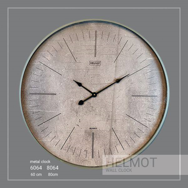  ساعت دیواری مدل هلموت، ساعت دیواری مدرن در دو سایز،متریال فلزی بدنه، چاپ مستقیم روی چوب، طراحی مینیمال و زیبا، موتور ساخت تایوان با 5 سال ضمانت، سایز 60 | کد 6064