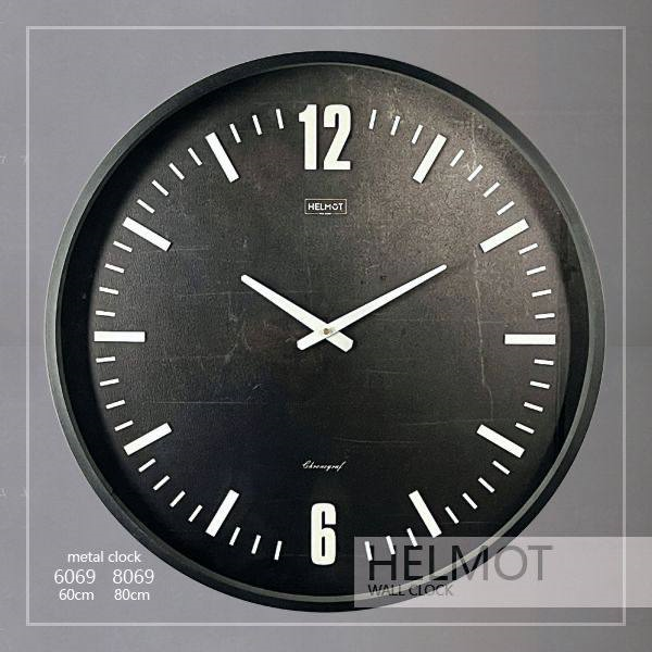  ساعت دیواری مدل هلموت کد 6069، ساعت دیواری مدرن در دو سایز،متریال فلزی بدنه، چاپ مستقیم روی چوب، طراحی مینیمال و زیبا، موتور ساخت تایوان با 5 سال ضمانت، سایز 60