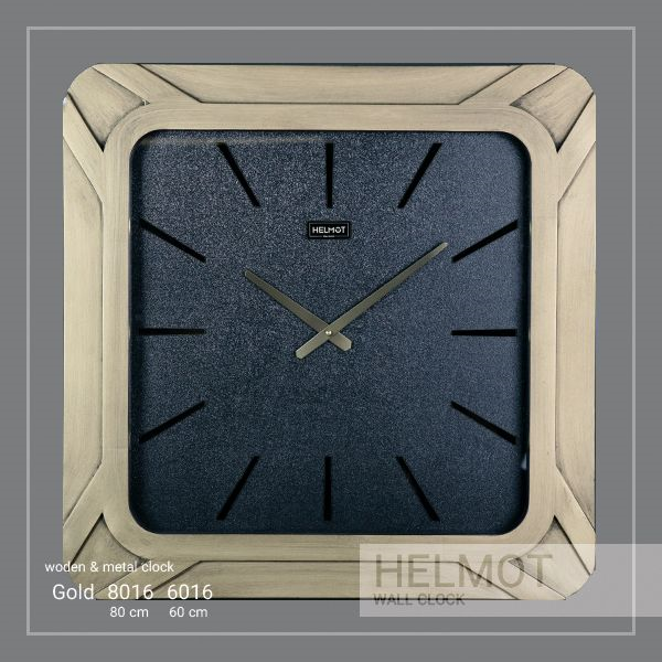 ساعت دیواری چوبی مدل هلموت، ساعت دیواری مدرن در دو سایز، بدنه چوب، موتور ساخت تایوان، ساعت دیواری طرح ساده و در عین حال بی نظیر، سایز 80 | کد 8016