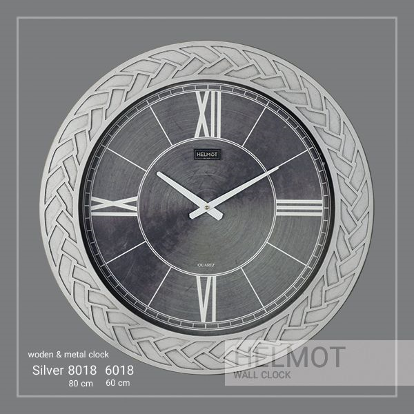  ساعت دیواری چوبی مدل هلموت، ساعت دیواری مدرن در دو سایز، بدنه چوب، موتور ساخت تایوان، ساعت دیواری طرح ساده و در عین حال بی نظیر، سایز 80 | کد 8018