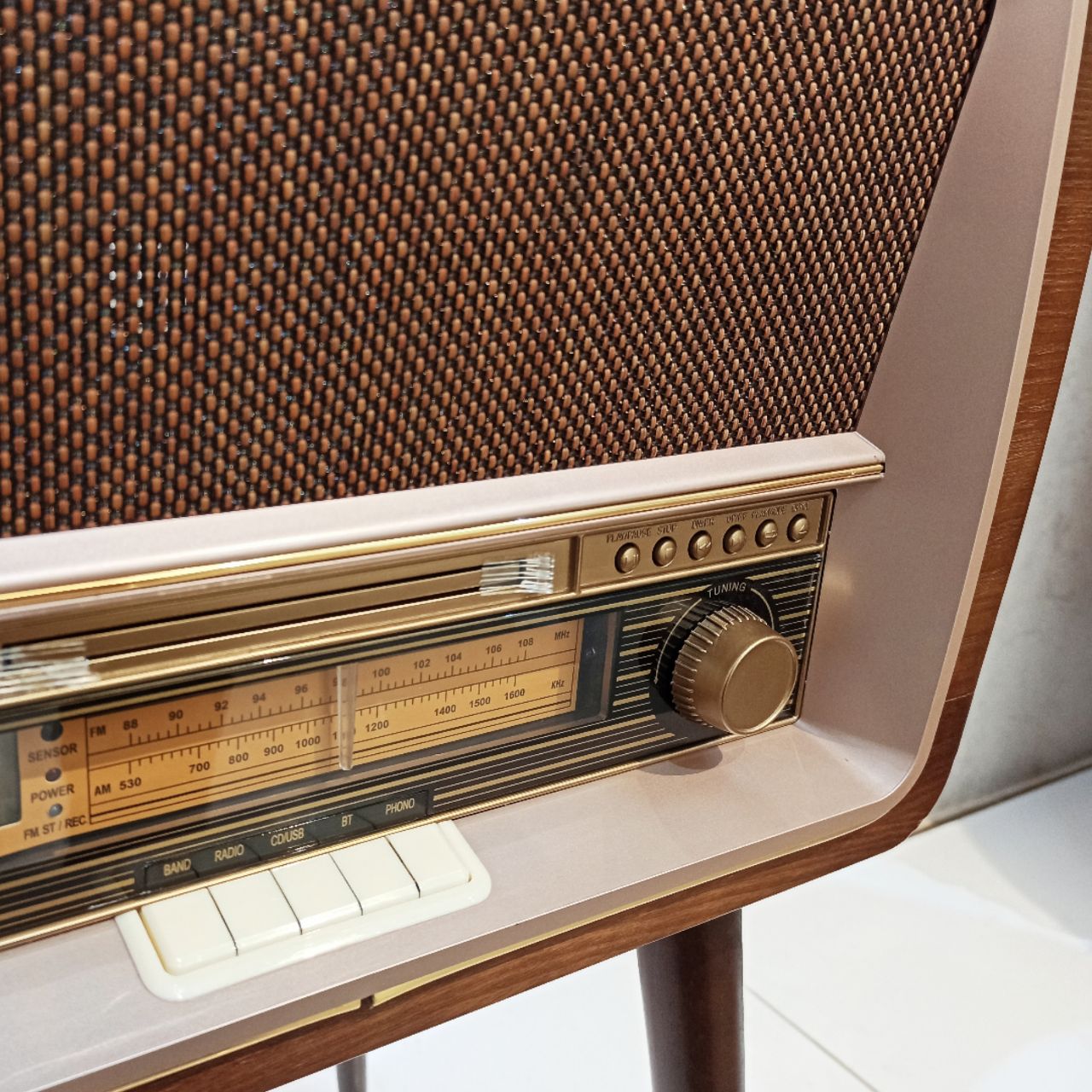 رادیو گرام پایه دار والتر کد 5028F گرامافون
