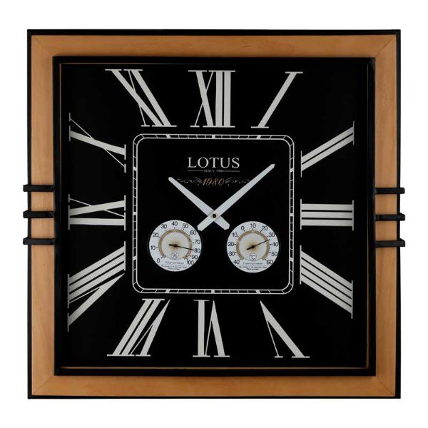 ساعت دیواری چوبی لوتوس مدل 5021