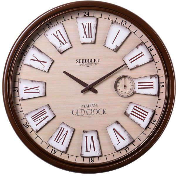 ساعت دیواری چوبی شوبرت مدل 6426
