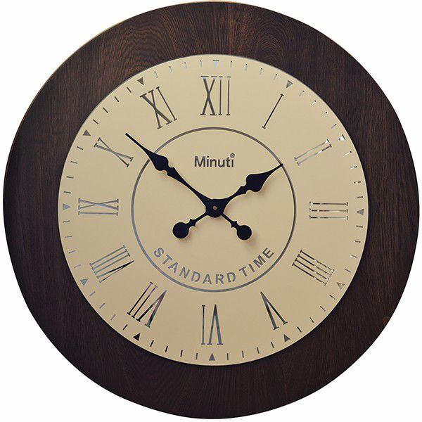 ساعت دیواری چوبی مینوتی مدل 194 سایز 75