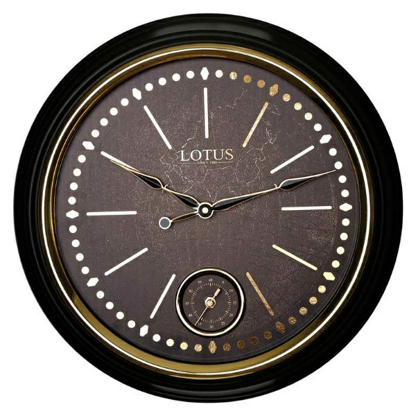 ساعت دیوا ری فلزی لوتوس مدل 3021